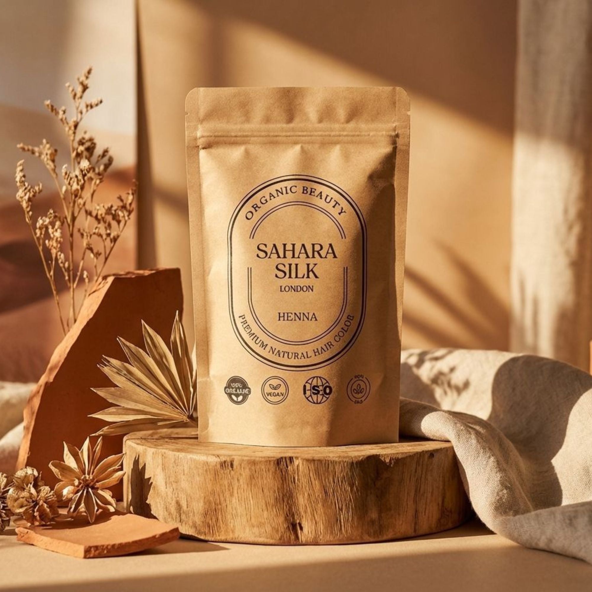 حنّاء صحارا سيلك الحمراء