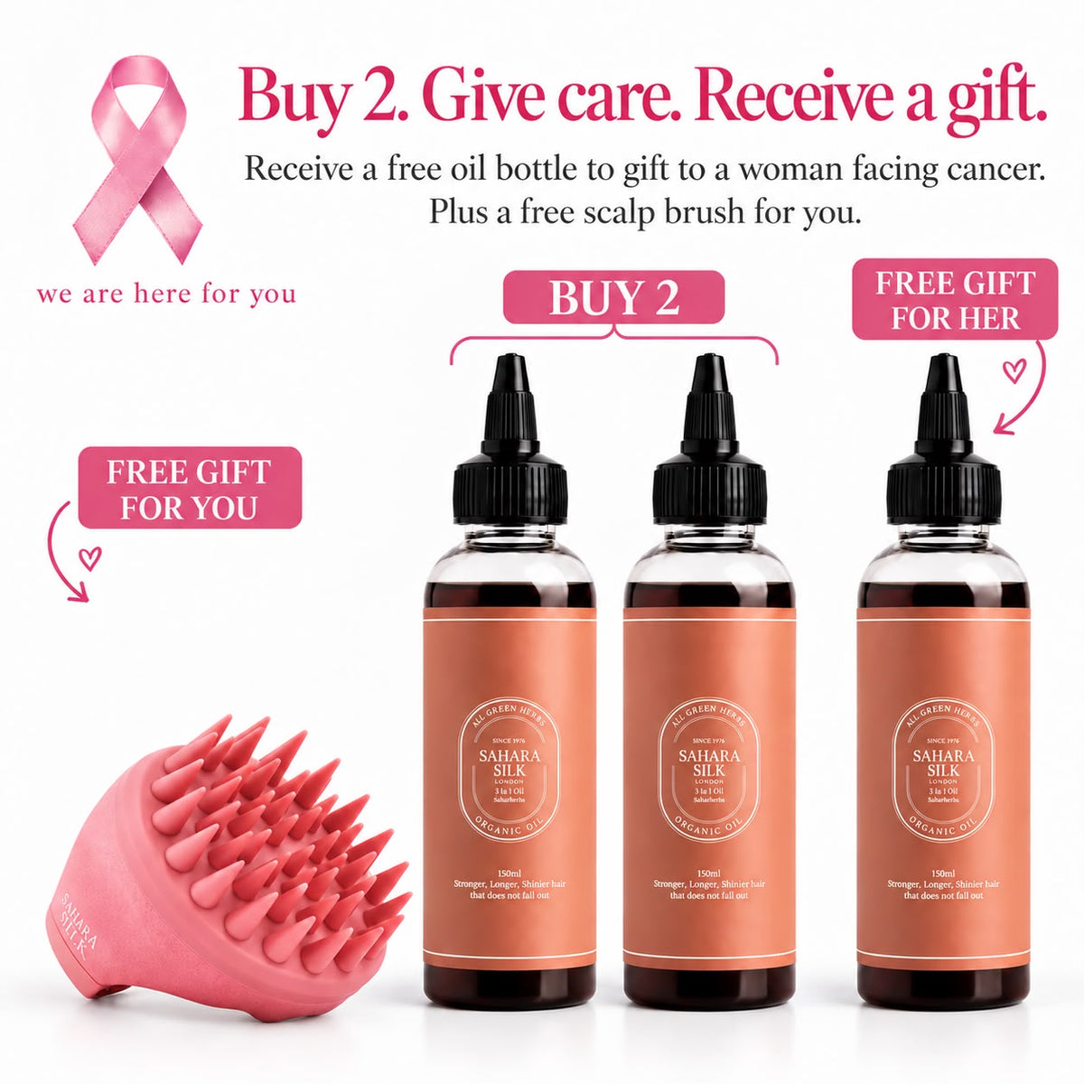 Buy 2. Give Care. Receive a Gift. 💗